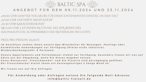 baltic Spa Angebot